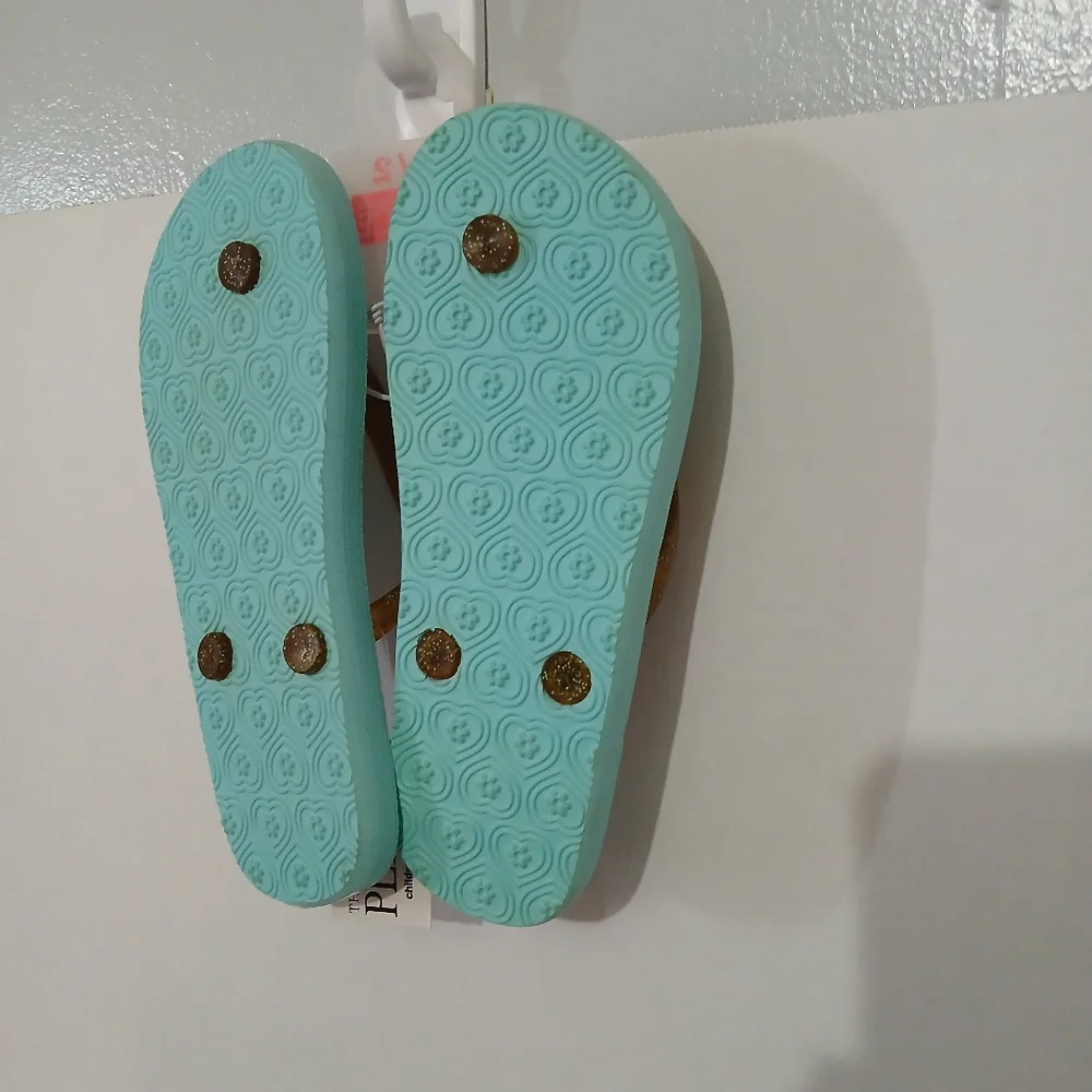THE CHILDREN'S PLACE‎ GIRLS VIBES FLIP FLOPS SIZE 1/2